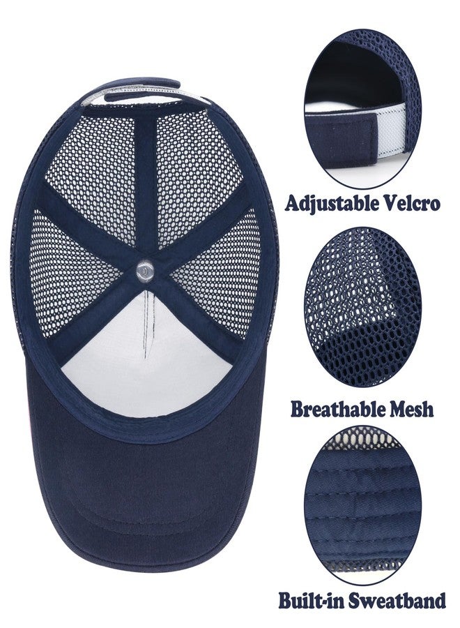 Sarfel Baby Baseball Cap - UPF 50+ Sun Protection, Adjustable Hat for Infants & Toddlers, Navy, 0-12 Months - Image 3